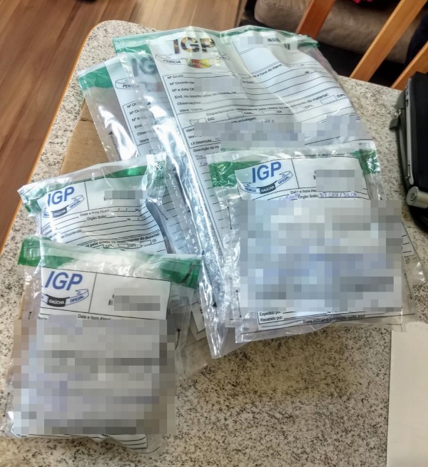 Sacos de cadeia de custódia