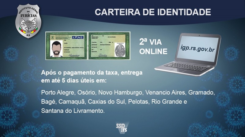 SINE Alvorada - ATENÇÃO‼ A confecção de Identidade (RG), está sendo  realizada somente através de agendamento pelo site do IGP. 👉