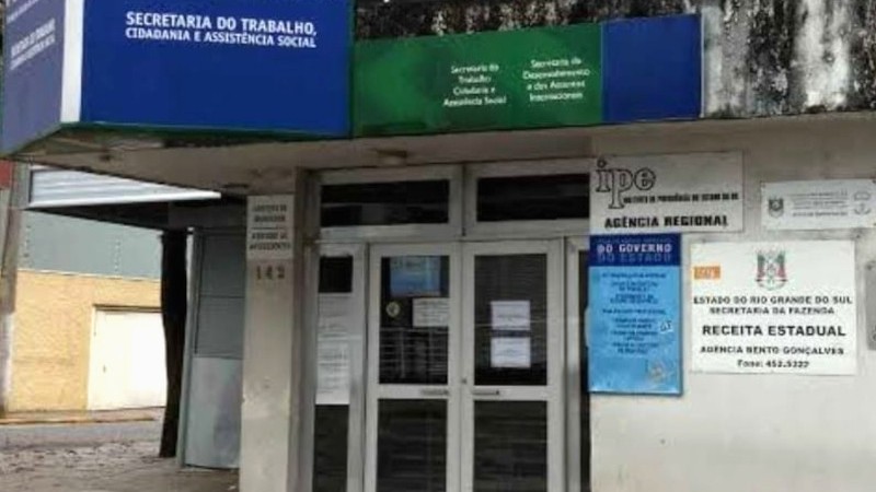 Prédio do Posto de Identificação em Bento Gonçalves precisou ser fechado em razão da bandeira preta 