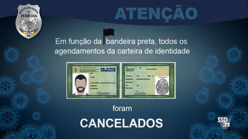 Atendimento para carteiras de identidade suspenso nos dias 14 e 15 de  novembro - IGP-RS