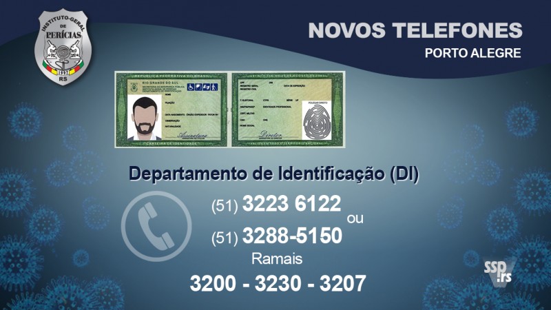 Agendamento de carteiras de identidade é gratuito - IGP-RS