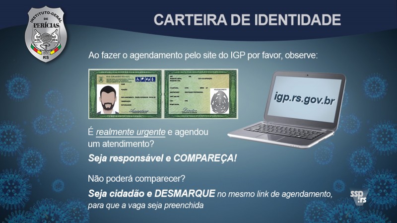 Ausências impedem mais atendimentos para carteira de identidade - IGP-RS