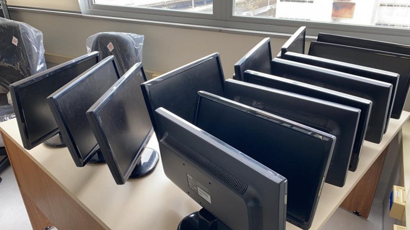 Os computadores serão usados pelas equipes do IGP na nova sede
