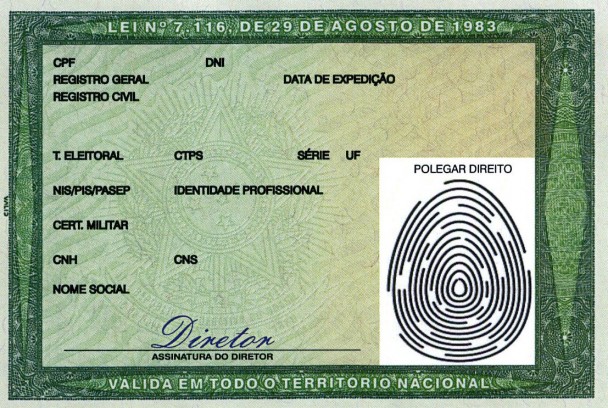 No verso da carteira atual é possível incluir o número de vários documentos, inclusive o CPF