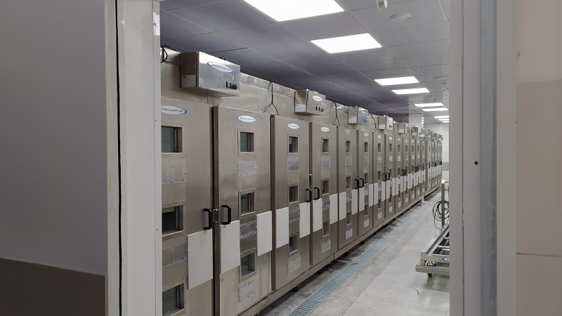 Nova câmara fria tem gavetas que permitem limpeza e manutenção individuais