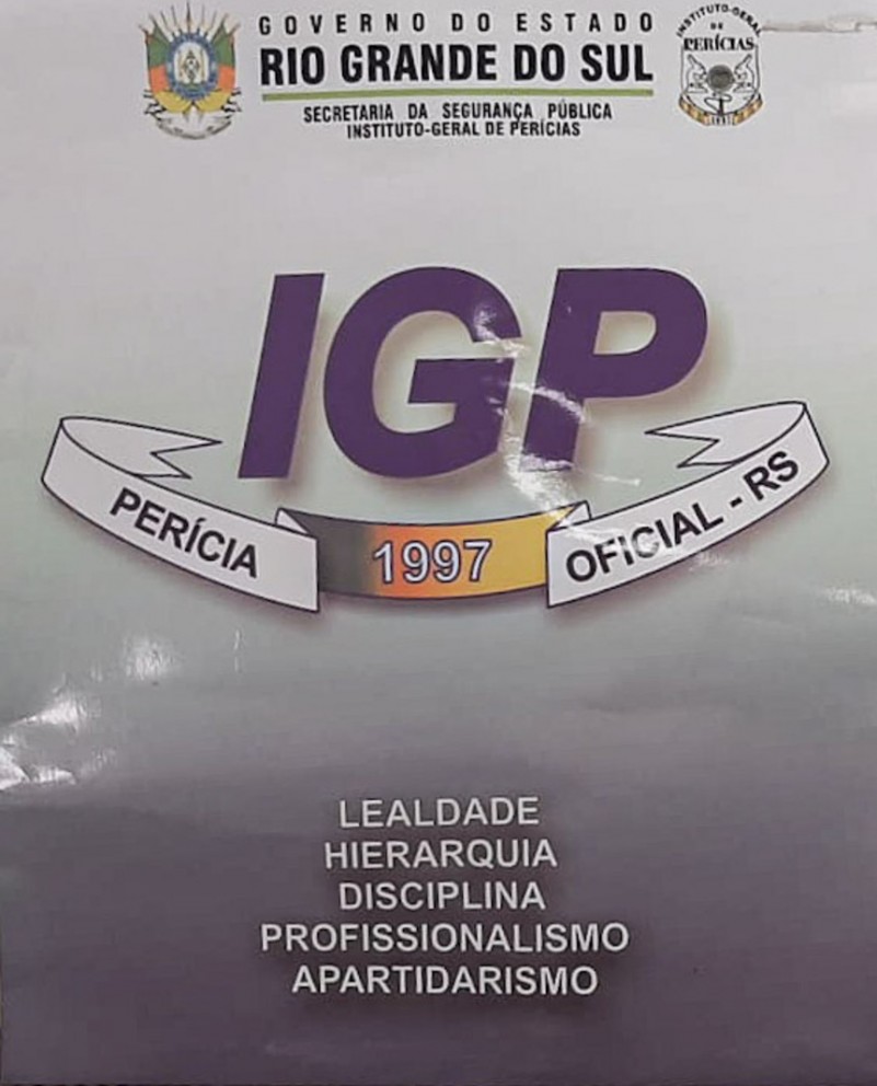 Perícia atua no local - Instituto-Geral de Perícias / RS