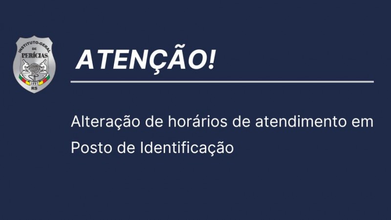 Para fazer identidade só por agendamento no site do IGP - Alegrete Tudo