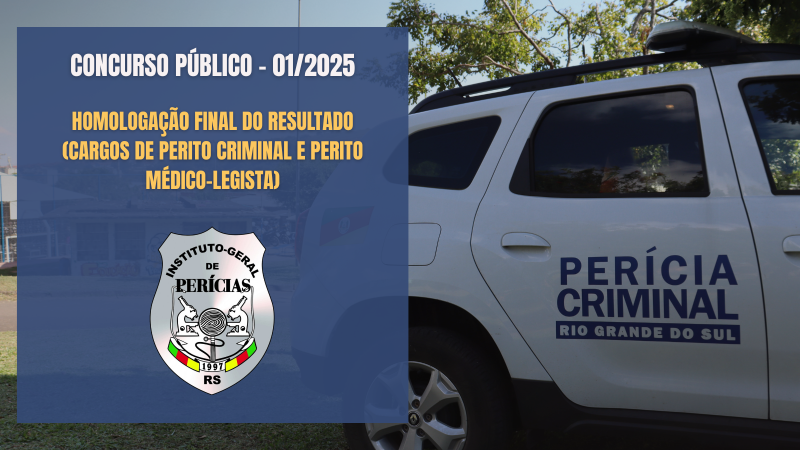 Concurso &eacute; o maior da hist&oacute;ria da per&iacute;cia criminal ga&uacute;cha. prevendo 234 vagas.